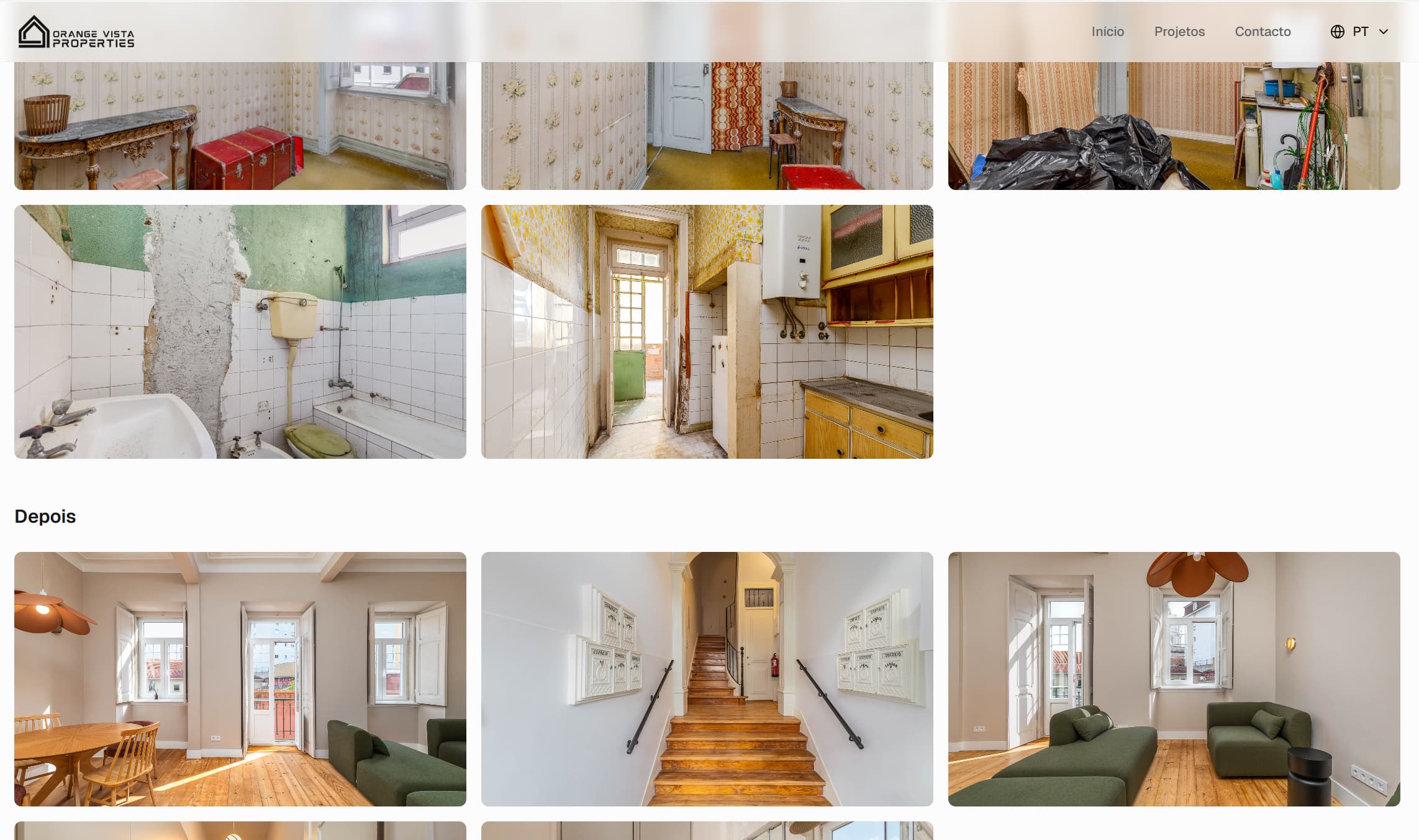 Orange Vista - Before and After renovation gallery